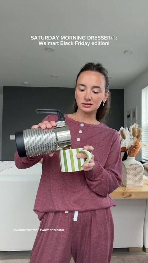 Instagram post by @carrie.bankston for Walmart Creator. Caption reads: Saturday morning in my Black Friday favorites from....