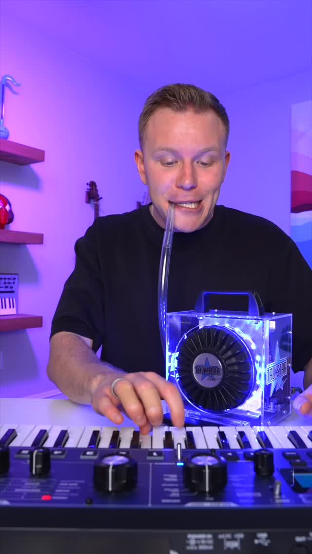 Instagram post by @landenpurifoy for BandLab. Caption reads: Check out @bandlab with their awesome vocal....