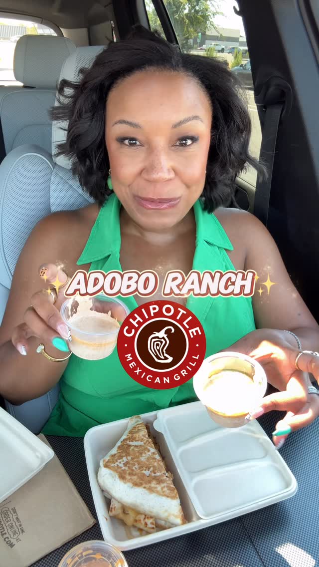 Instagram post by @lex.loves_ for Chipotle. Caption reads: how do you like to enjoy @chipotle adobo ranch?....