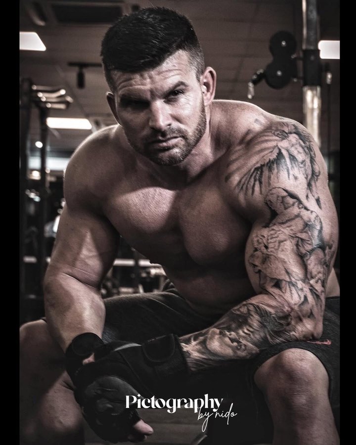 Instagram post by @tomocoleman for RDX Sports. Caption reads: From yoga to mma, mma to boxing, boxing to....