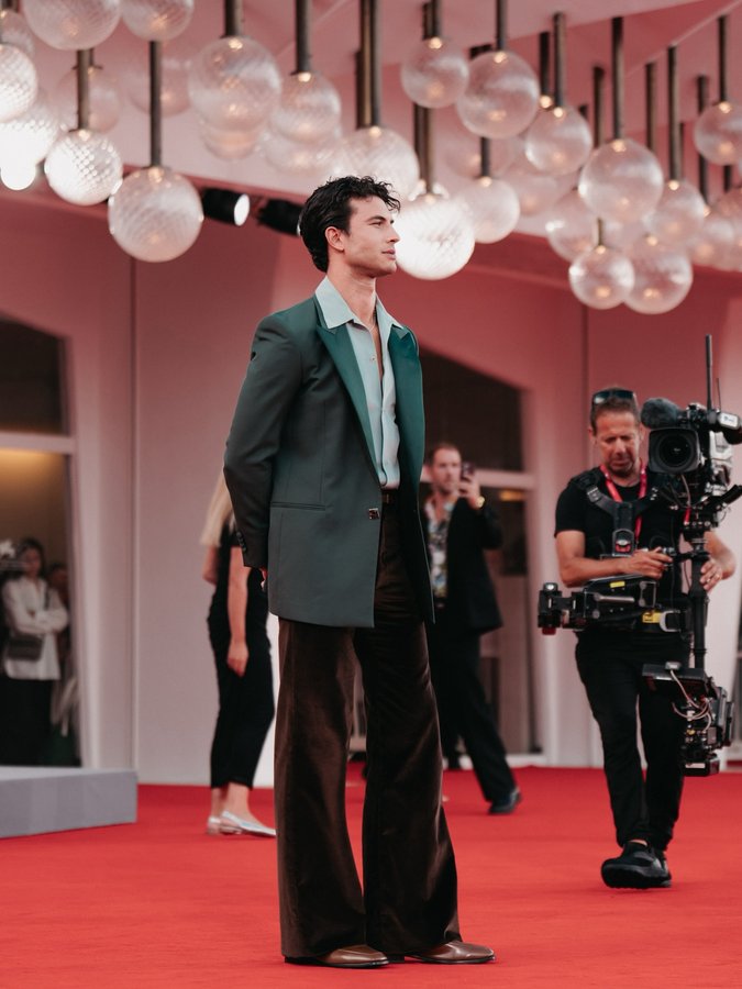 Instagram post by @mattia_narducci for AMIRI. Caption reads: [...] experience. 

Lots of love and thanks to....