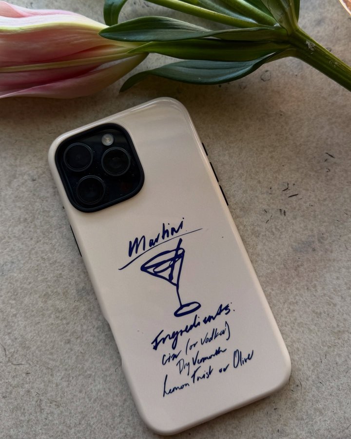 Instagram post by @myusalifee for The Dairy. Caption reads: 🍒 Thank you @thedairy #thedairy #phonecase....