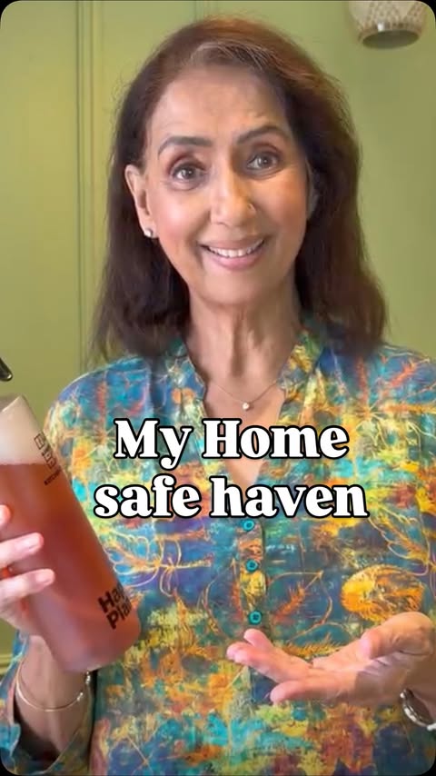 Instagram post by @neenakulkarni for Happi Planet. Caption reads: [...] this amazing kitchen cleaner from....
