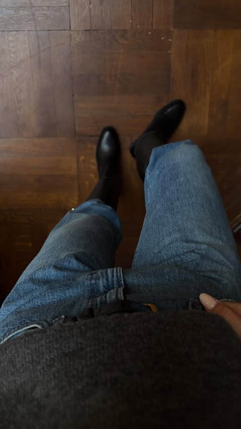 Instagram post by @blancaarimany for Everlane. Caption reads: [...] staples 🫶🏽🎄The Holiday Edit 001 by....