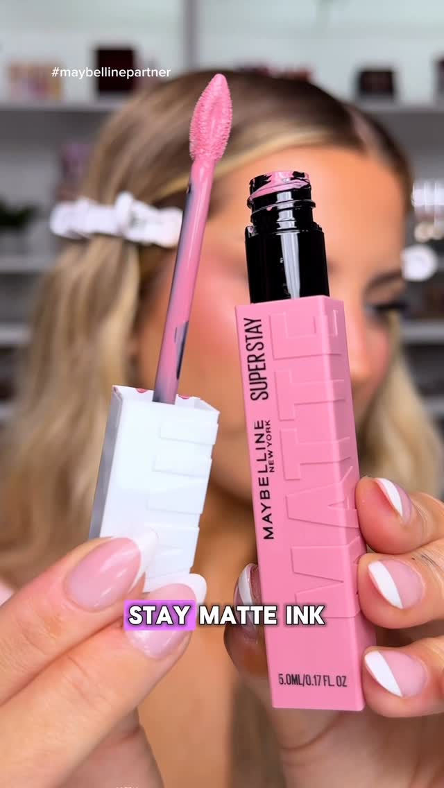 Instagram post by @lolo.lehnen for Walgreens. Caption reads: #maybellinepartner these drugstore lip products....