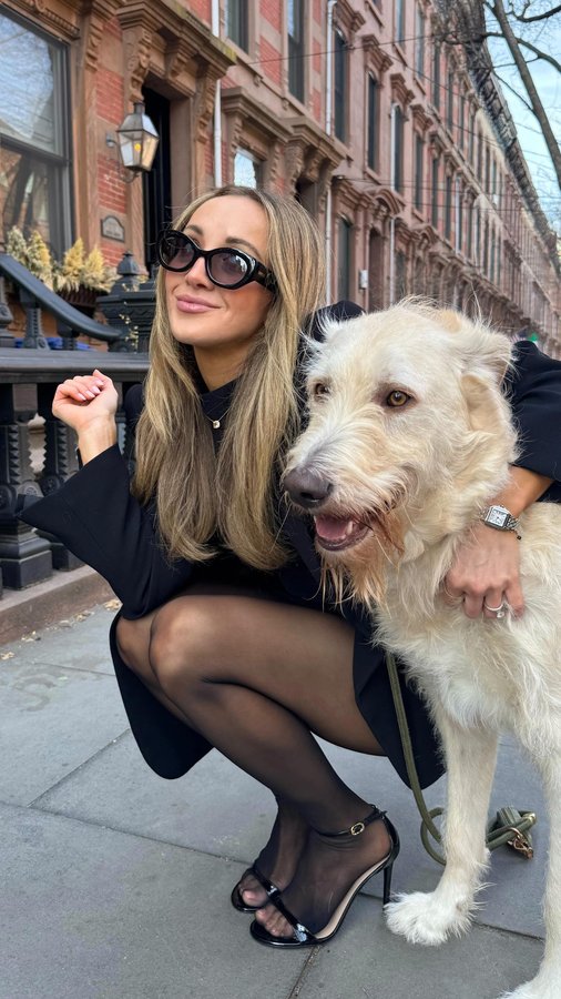 Instagram post by @nicolepellegrin0 for STUART WEITZMAN. Caption reads: Story of my life. Thankfully my @stuartweitzman....