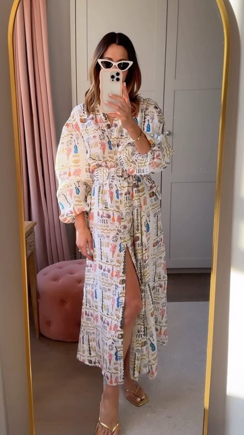 Instagram post by @hannahhodgesstyle for OutDazl. Caption reads: [...] 🌞🩷🌸🌿🤍 By THE sunshine experts @outdazl....