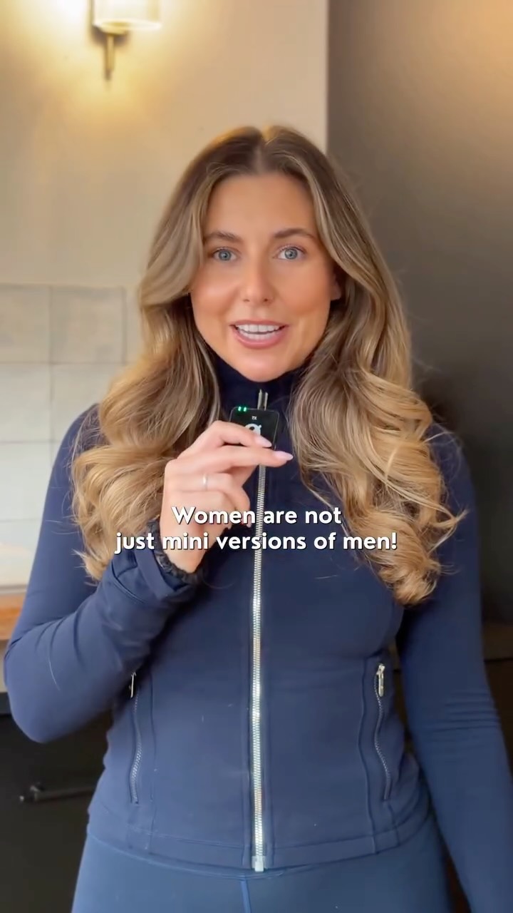 Instagram post by @drfrankiejs for EvolveYou. Caption reads: Women aren’t small men. 

Here’s 3 science-backed....