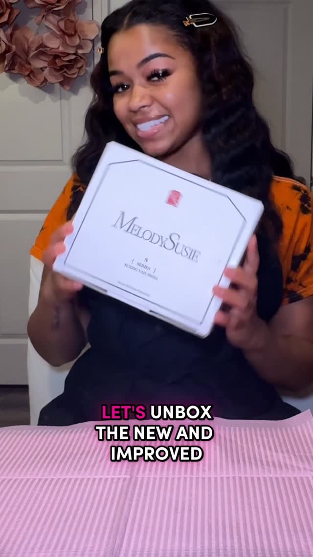 Instagram post by @i.k__nails for MelodySusie. Caption reads: Testing out the NEW @melodysusie_official....