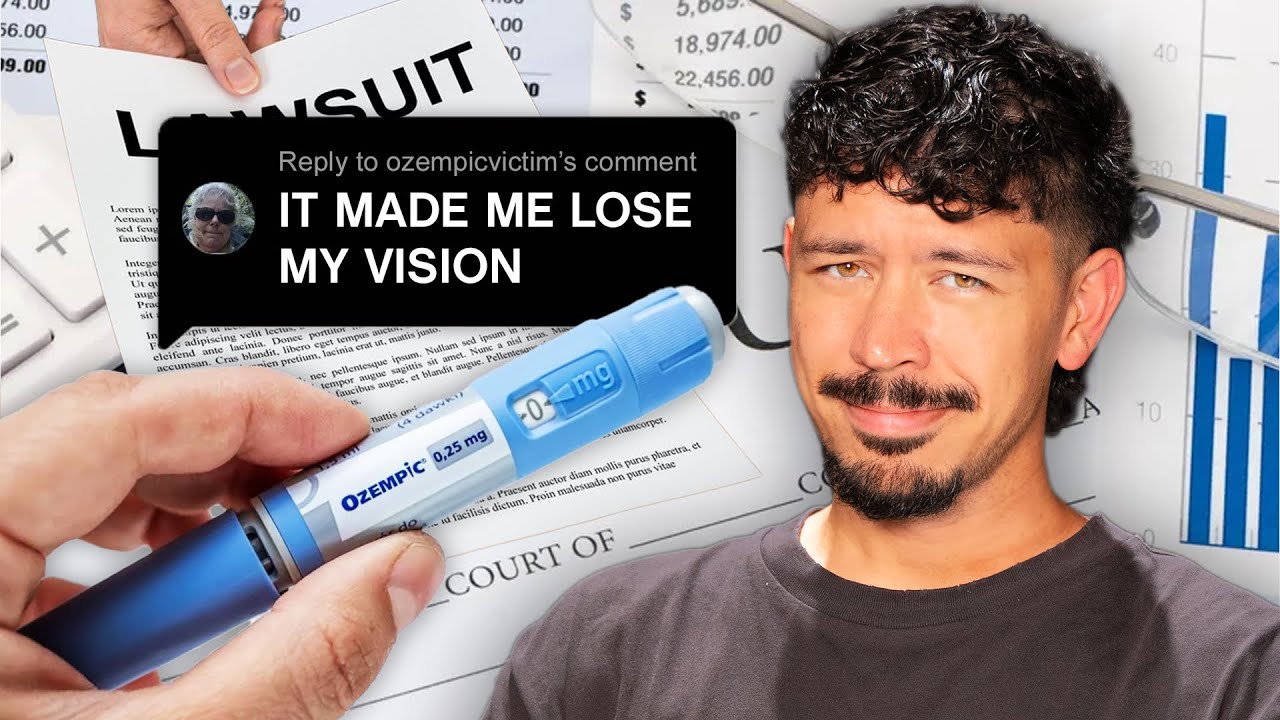 YouTube post by @thenoelmiller for MeUndies. Caption reads: the ozempic scandal is getting heavy  | Company....