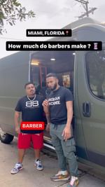 Instagram post by @barbersince98 for Barbershopconnect. Caption reads: The barber life - where skill meets success! Did....