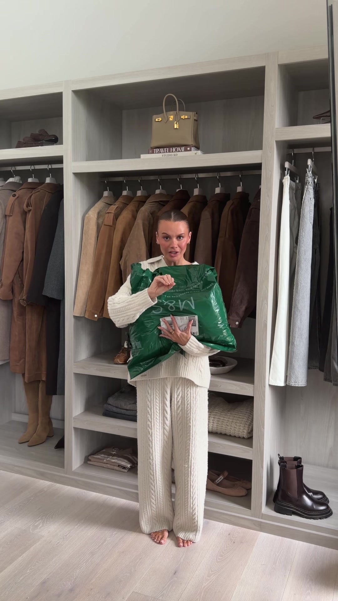 TikTok post by @perriesian for Marks and Spencer. Caption reads: Sorry but @Marks and Spencer clothing is....