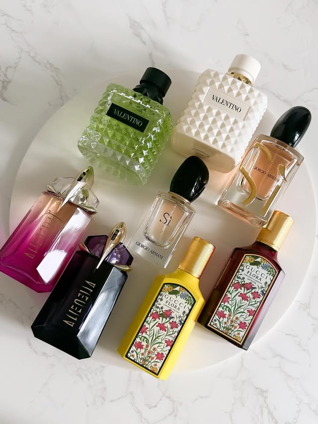 Instagram post by @elayiik for The Perfume Shop. Caption reads: A fragrance wardrobe, not a collection ✨

And....