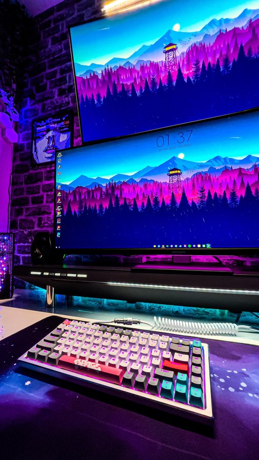 Instagram post by @zeddixtech for INNOCN. Caption reads: [...] angeteasert ➡️ und da ist das Ding 🖥....