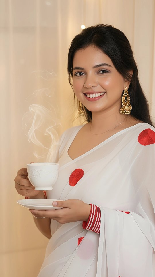 Instagram post by @siakhanofficial for Lipton. Caption reads: Because every cup tells a story ☕ 

#ChaiLovers....