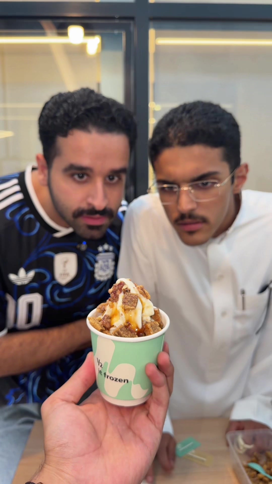 TikTok post by @v5aldz for Half Million. Caption reads: [...] يوم الاحد الجاي الموافق 19 July @Half....