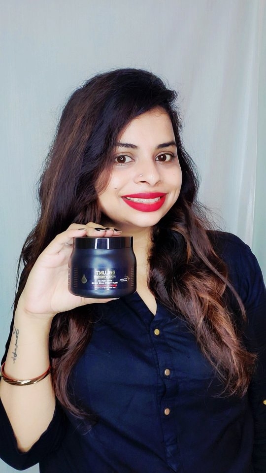 Instagram post by @shwetasingh6537 for BBlunt. Caption reads: BBLUNT Bond Repair Treatment Hair Mask
 Repairs....