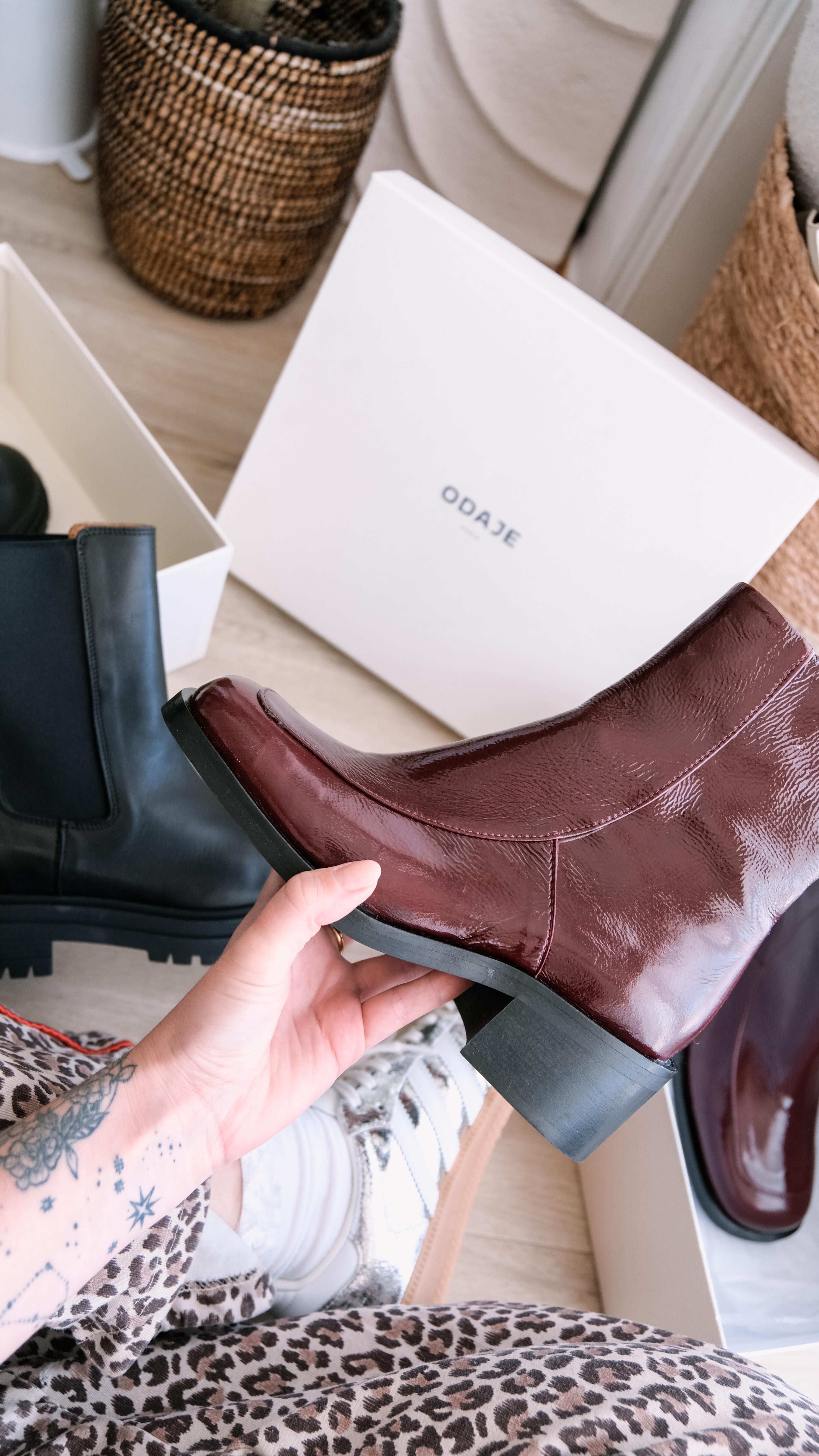 Instagram post by @marion.bassen for Odaje. Caption reads: Pépites @odaje_paris 🤎✨.