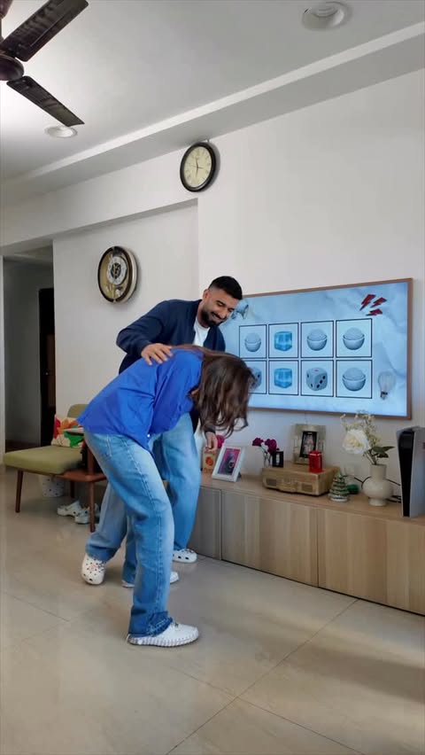 Instagram post by @mr.mnv for JioMart. Caption reads: [...] she clearly won this one, thanks to....