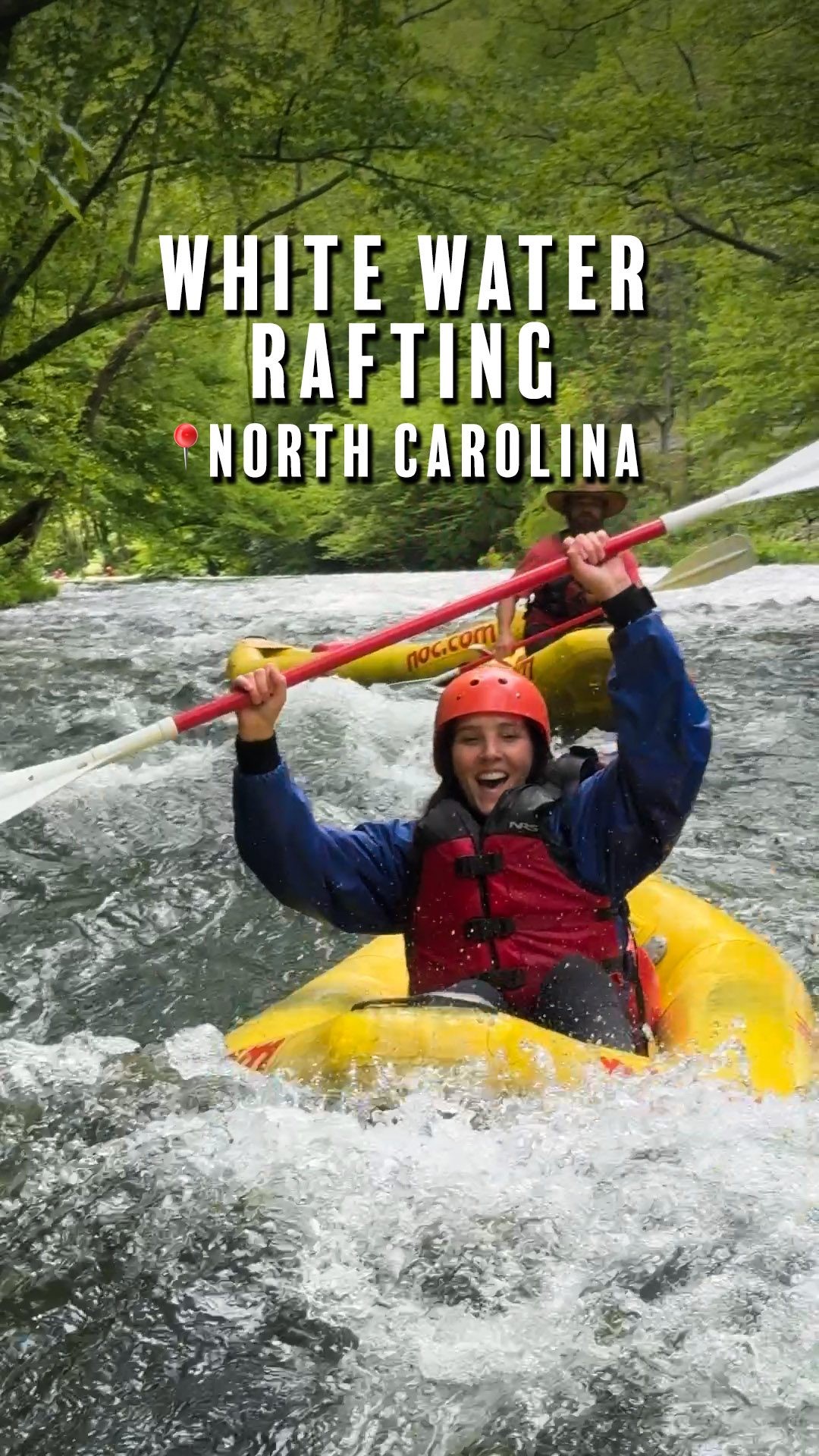 Instagram post by @rachelblaireroams for Thrillist. Caption reads: Dreaming of floating down a river or being....