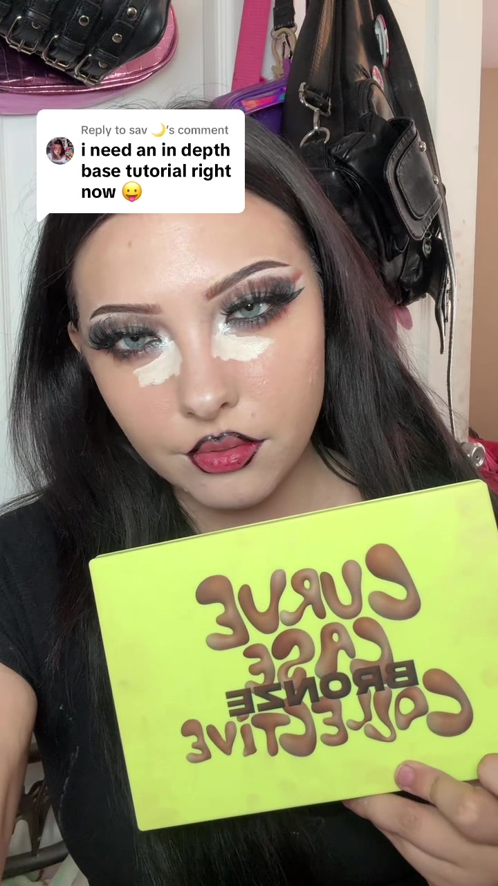 TikTok post by @autumnmarys for Girlcult Cosmetics. Caption reads: [...] bake and set translucent powder @Girlcult....