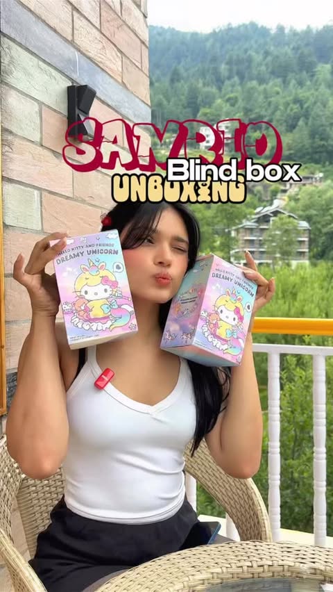 Instagram post by @mauryamuskann for MINISO. Caption reads: [...] cuteness to the mountains today. 🌸 .....