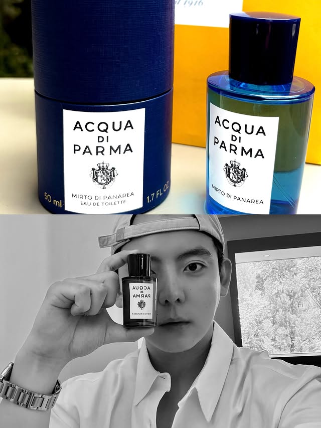 Instagram post by @whatthebsp for Acqua di Parma. Caption reads: The ultimate scent of a dreamy Italian summer🇮🇹....