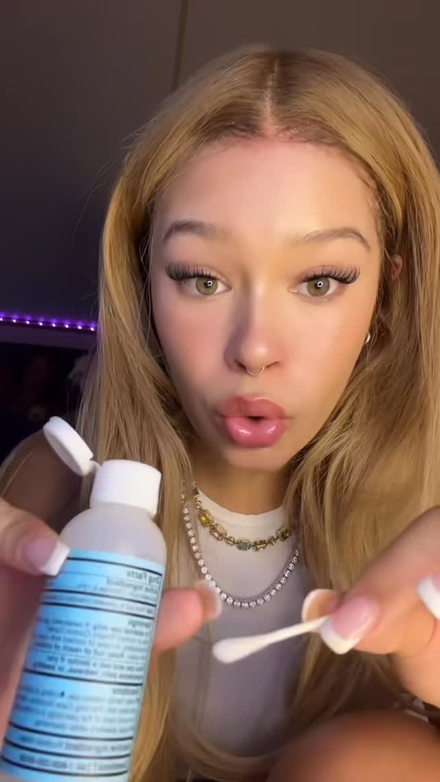 Instagram post by @y0nn.4 for Ivy Beauty. Caption reads: It’s time for a nose ring glow-up! 💕💕 After....