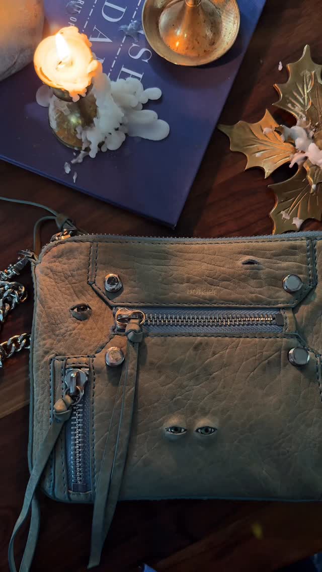 Instagram post by @onecrafdiygirl for Savers. Caption reads: If Winifred Sanderson had a purse collection this....