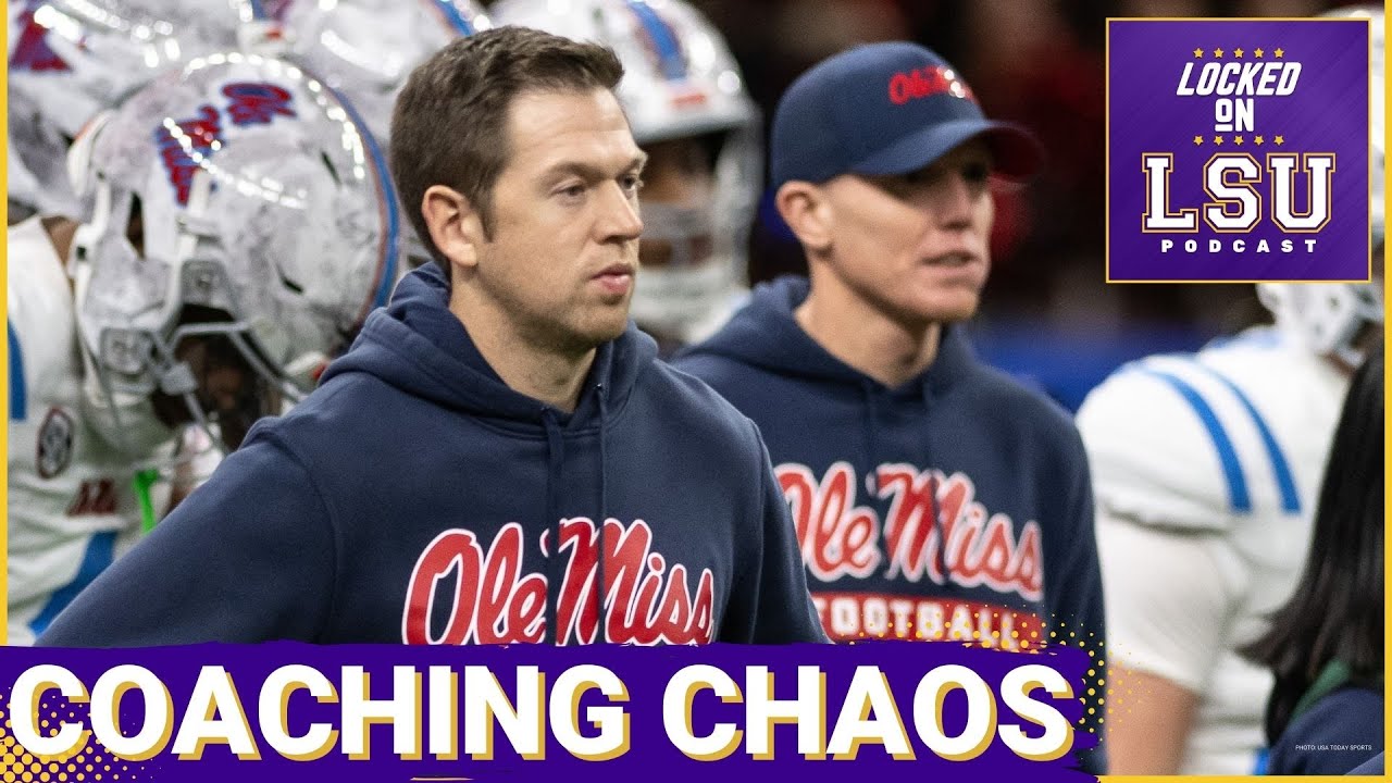 YouTube post by @LockedOnLSU for FanDuel. Caption reads: Inside the LSU–Ole Miss Standoff: Coaches, CFP &....
