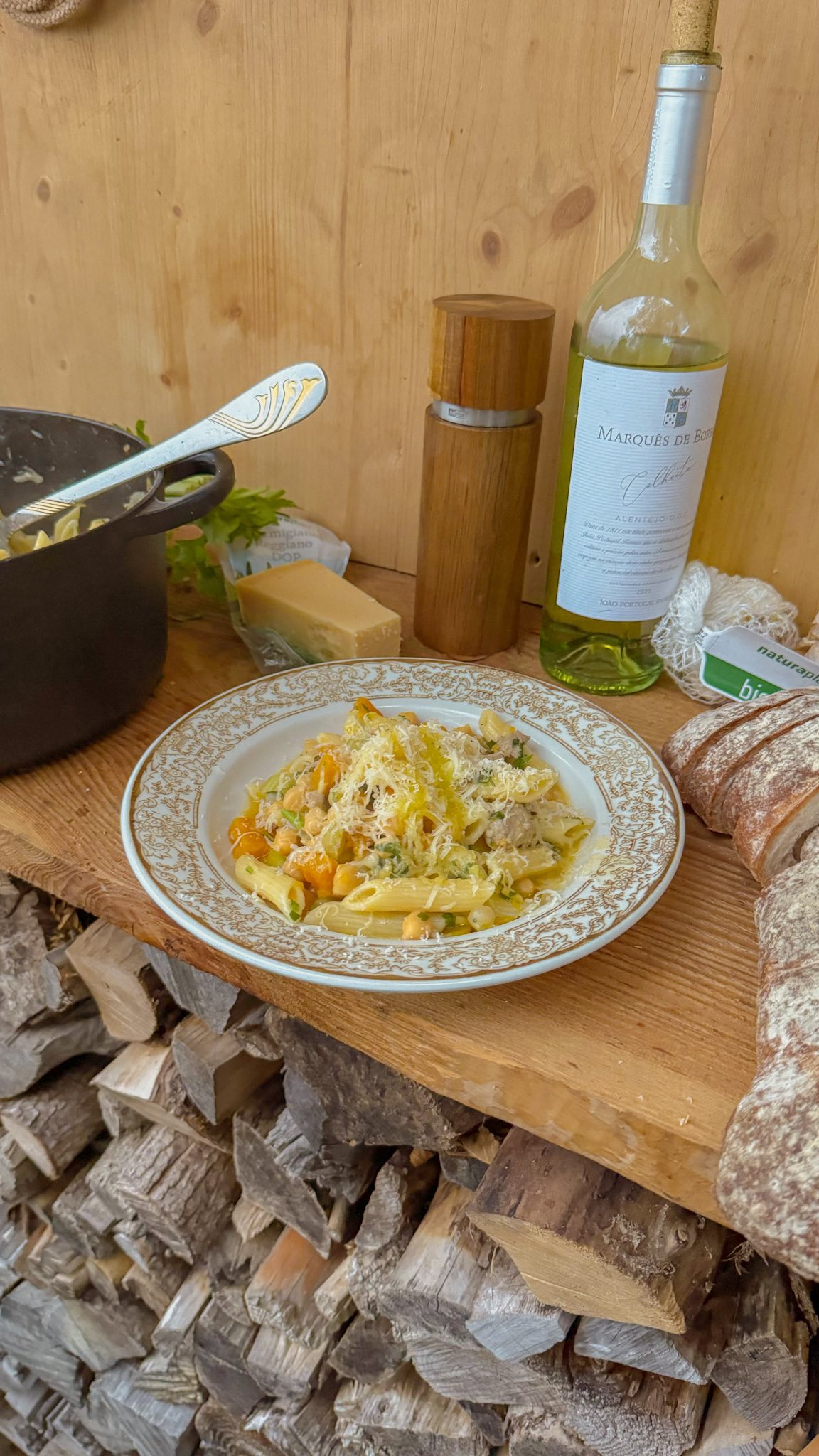 Instagram post by @marina_annen for COOP. Caption reads: Your sign to host a dinner party, cook an easy....