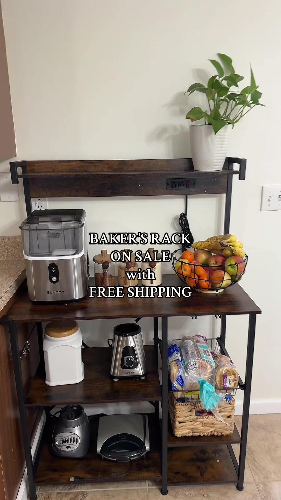 TikTok post by @sanchezfam_ for Walsunny. Caption reads: [...] kitchens with little counter space!....