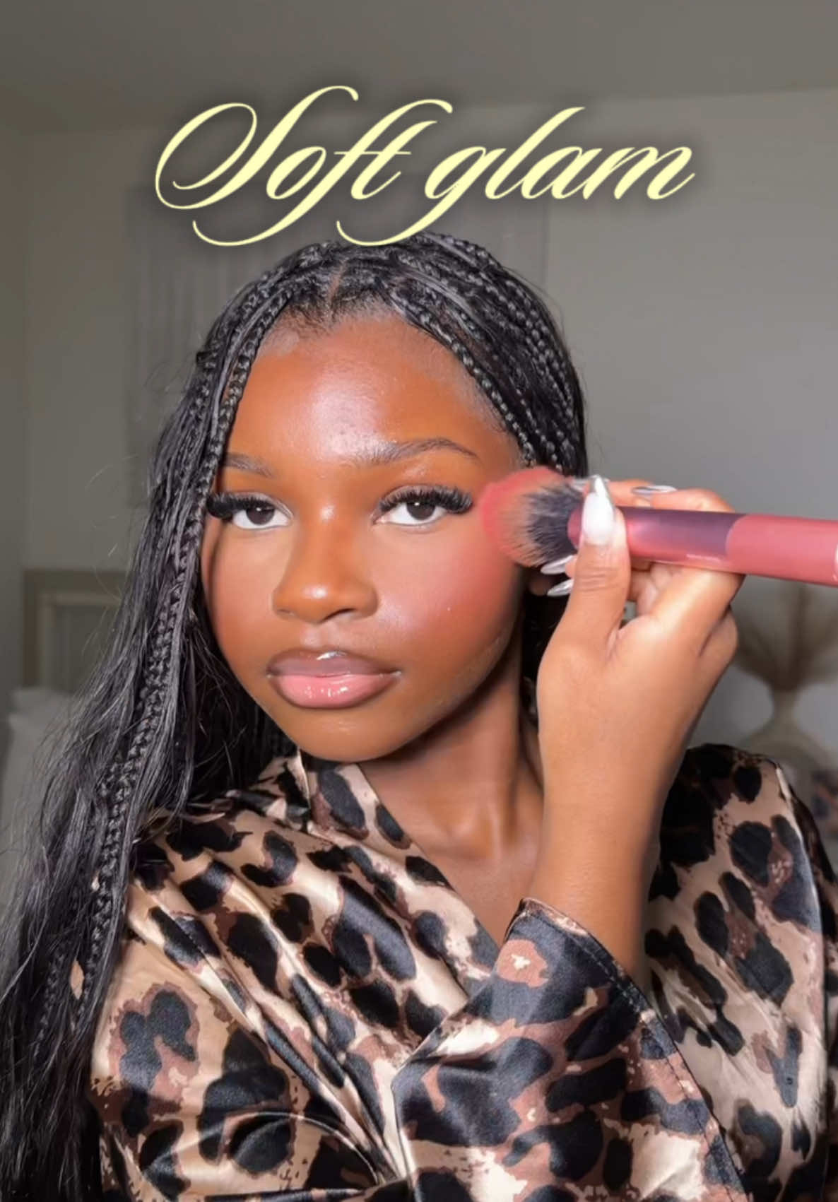 TikTok post by @sarasimone101 for Too Faced. Caption reads: Get ready with me ✨ | all products linked in my....