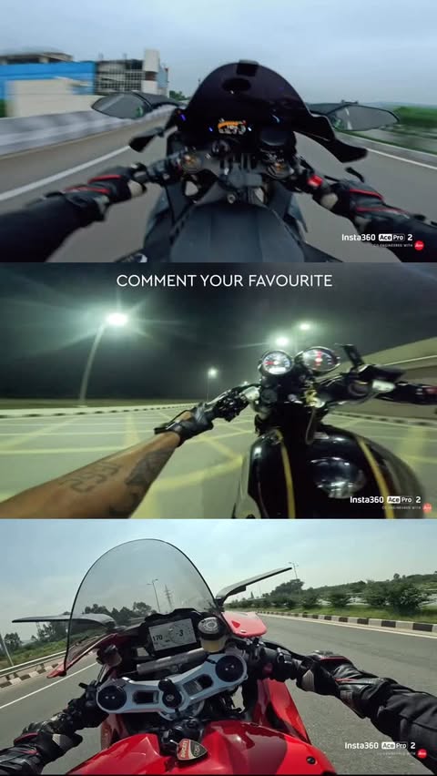 Instagram post by @kartikcz for Insta360. Caption reads: MY POV 💀🔥 #kartikcustomz
.
.
#reels #explore....