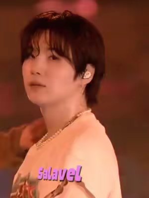 TikTok post by @sallavel for BTS. Caption reads: Suga on fire 🖤😻💜🔥#bangtansonyeondan #bts....