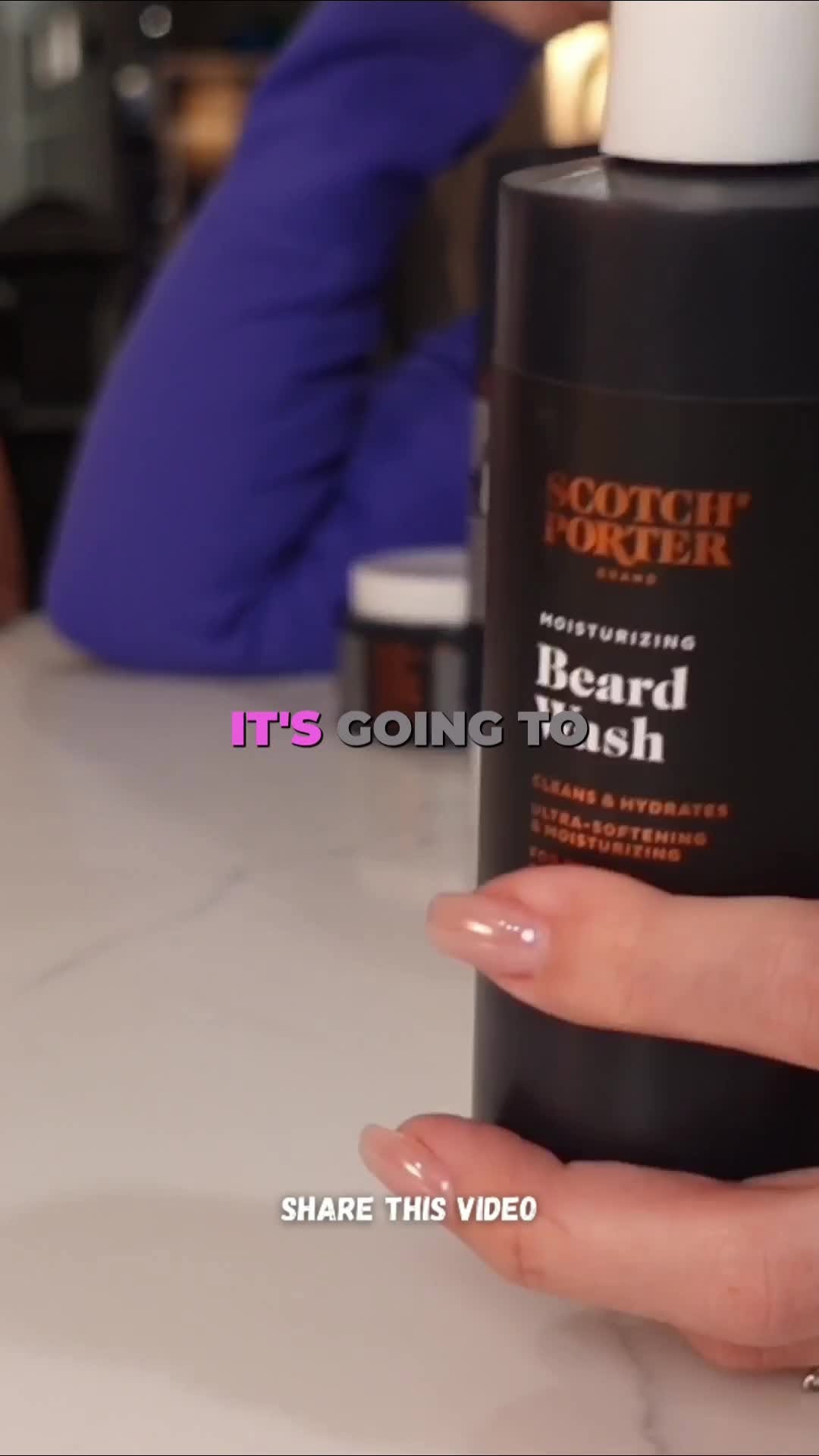 Instagram post by @theparentgamefamily for Scotch Porter. Caption reads: Grow a Better Beard: Wash & Conditioner Bundle....