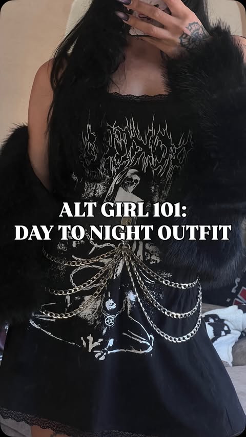 Instagram post by @wtvrkaylei for Blackcraft Cult. Caption reads: [...] fashion edition 🌟🖤 dress is from....
