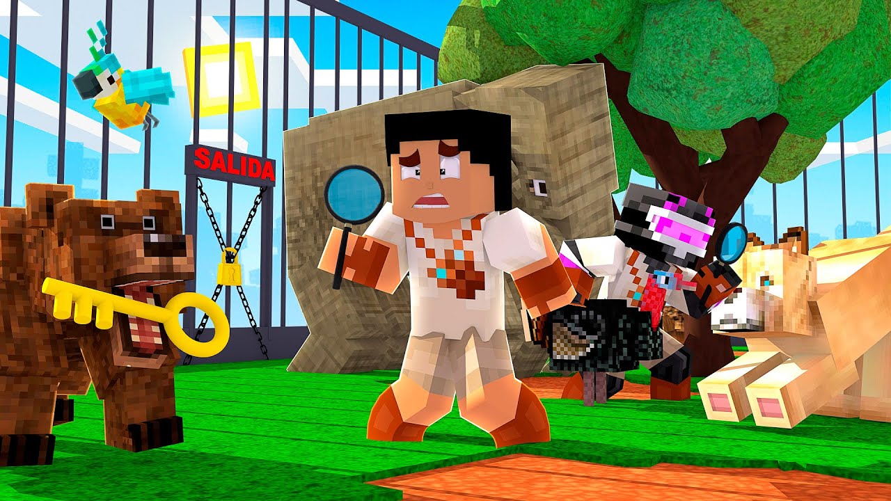 YouTube post by @elyas360 for Elgato. Caption reads: WE ESCAPED FROM AN ANIMAL ZOO 😱 ESCAPE ROOM IN....