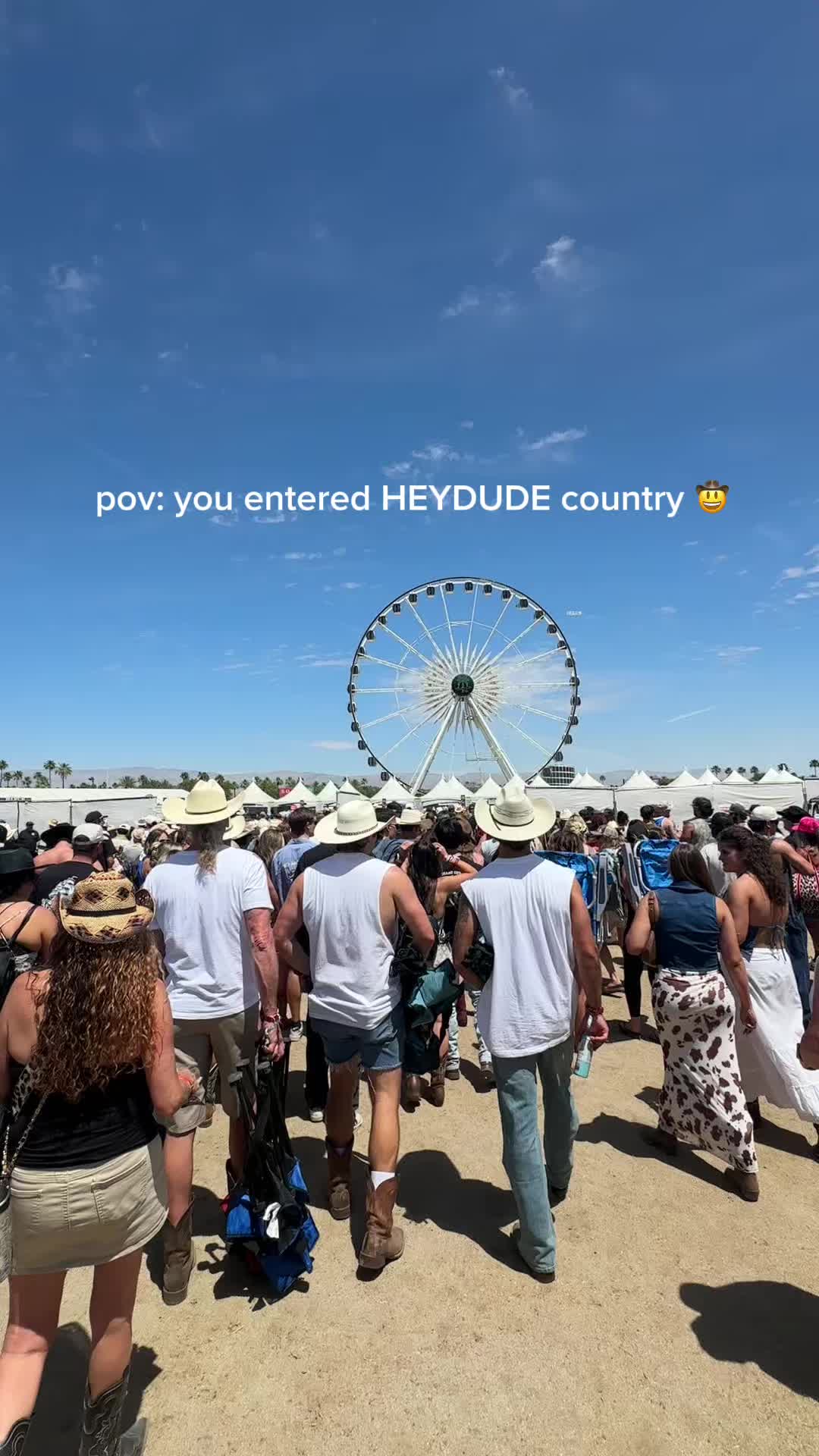 TikTok post by @juliabouvierr for HEYDUDE. Caption reads: HonkyTonk’d all weekend in my HEYDUDES 🤠🌞....