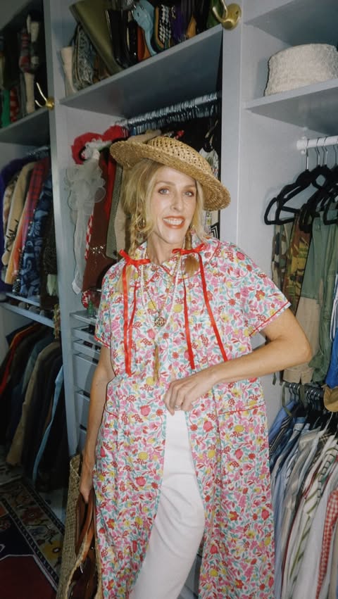 Instagram post by @bjonesstyle for Savers. Caption reads: [...] 7 THRIFTED OUTFITS✨ May edition with....