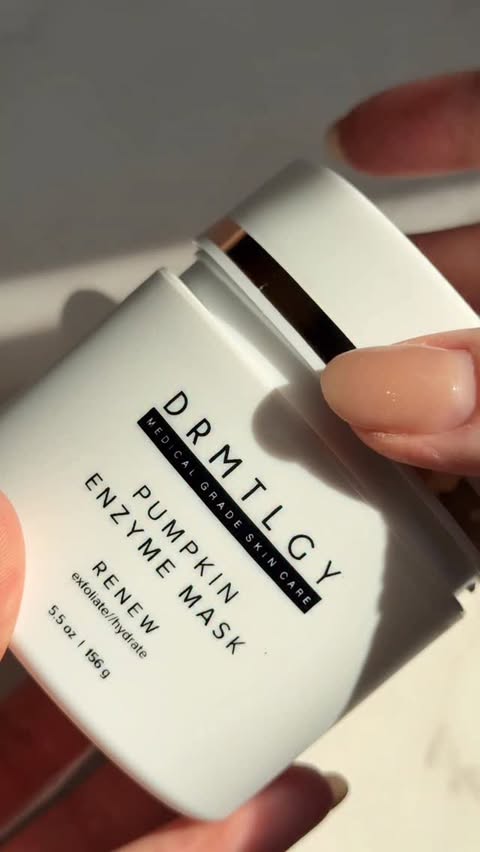 Instagram post by @ugcbydinora for DRMTLGY. Caption reads: Skin reset time 🤍 with @drmtlgy 

#ugc....