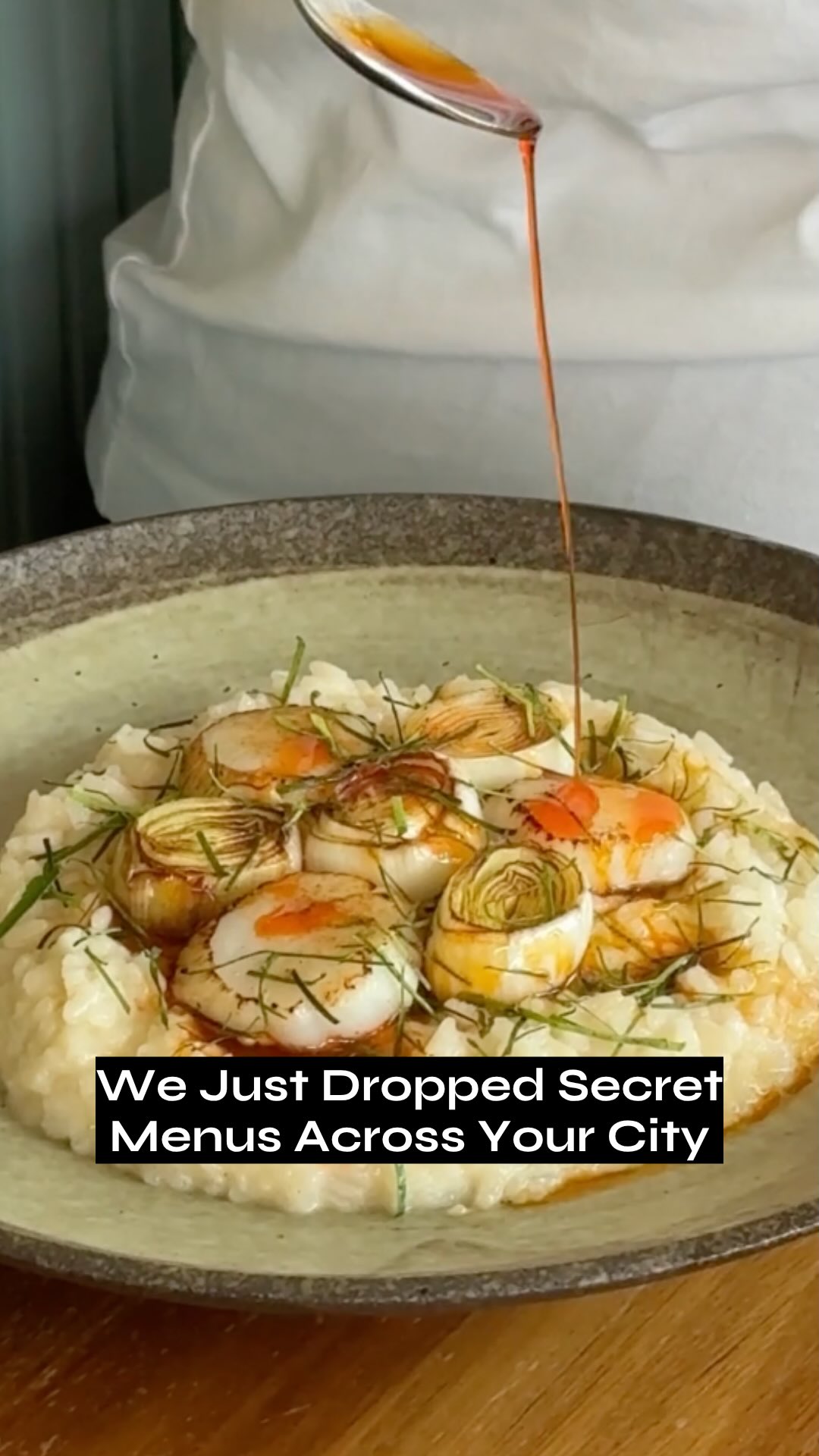 Instagram post by @urbanlistbne for American Express. Caption reads: Chefs have secrets. We’re serving them.....