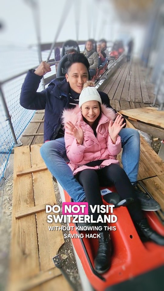 Instagram post by @shiki_shiki_shiki for Partipost. Caption reads: 🔖Save this travel hack for your next Switzerland....