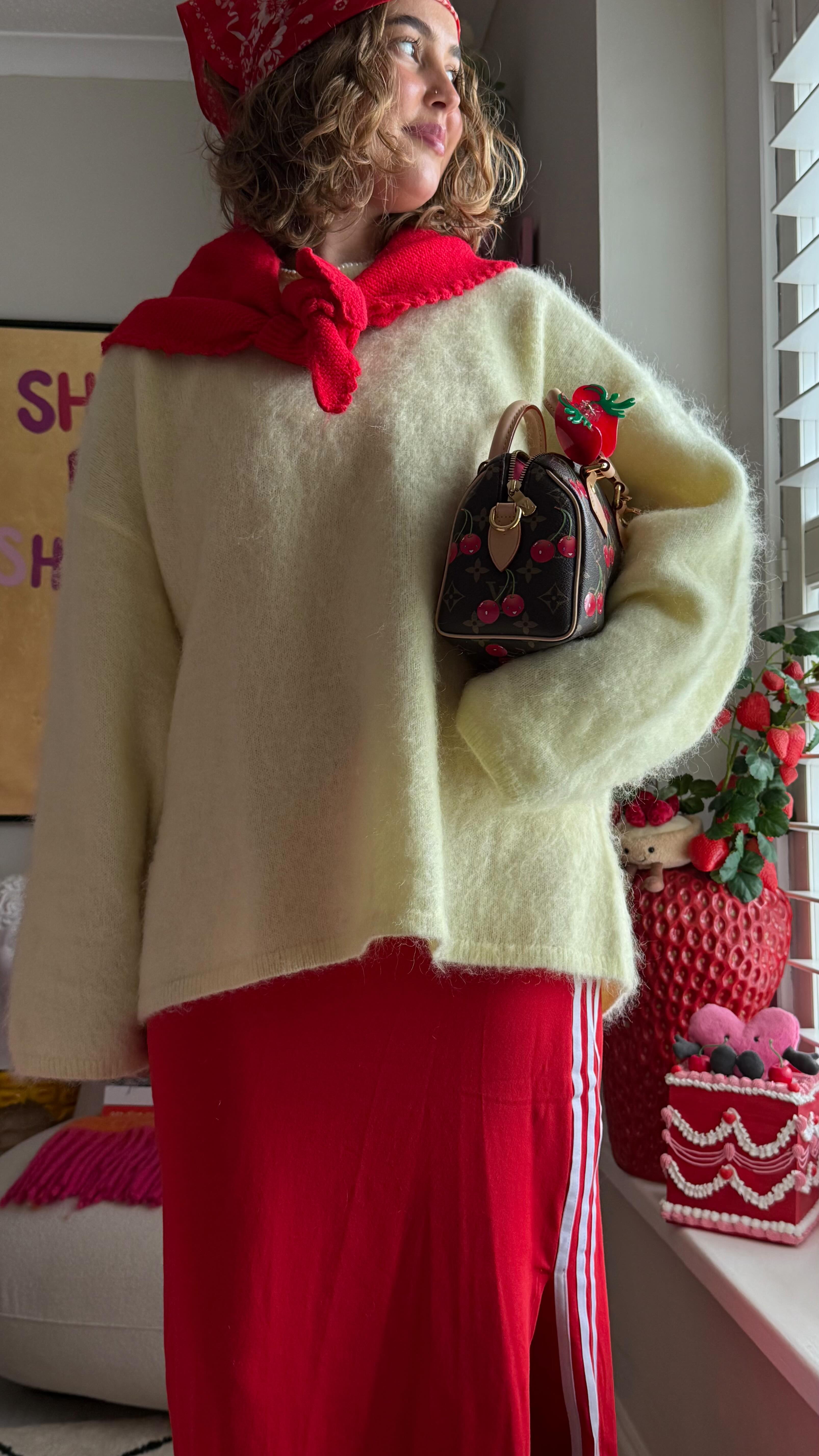 Instagram post by @styled.daisy for Accessorize. Caption reads: A colour combination you need to try this autumn....