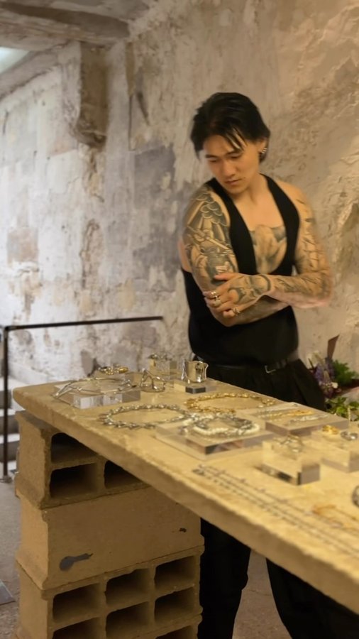 Instagram post by @a.r.v.i.n.l.i for VITALY. Caption reads: Got to check out the upcoming @vitaly collections....