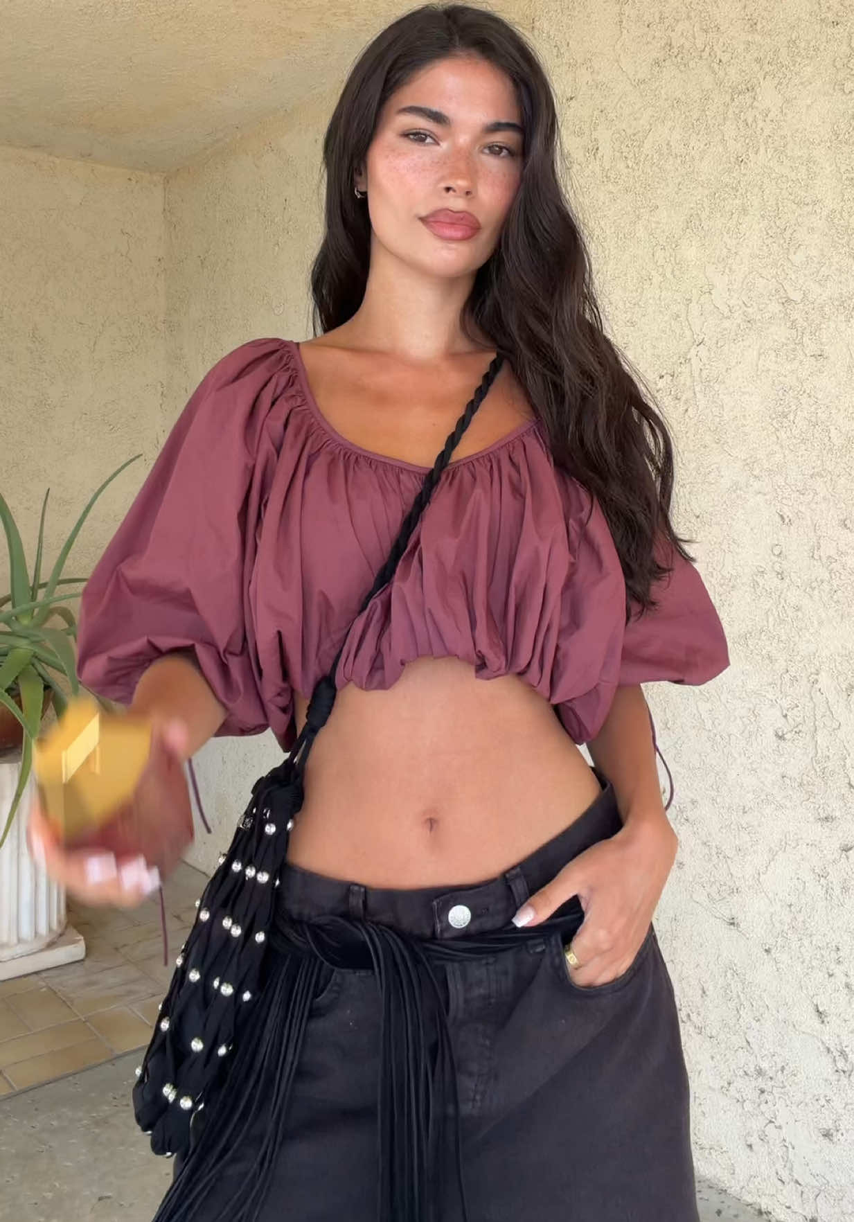 TikTok post by @aishapotters for Orebella. Caption reads: matching my coachella fits with my NEW @'Ôrəbella....