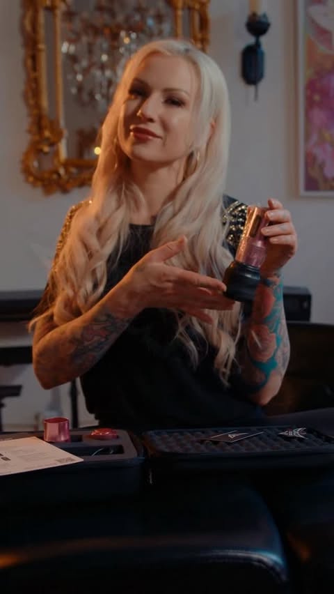 Instagram post by @jennakerrtattoo for FK Irons Worldwide. Caption reads: Thank you to my sponsors @fkirons for my beautiful....