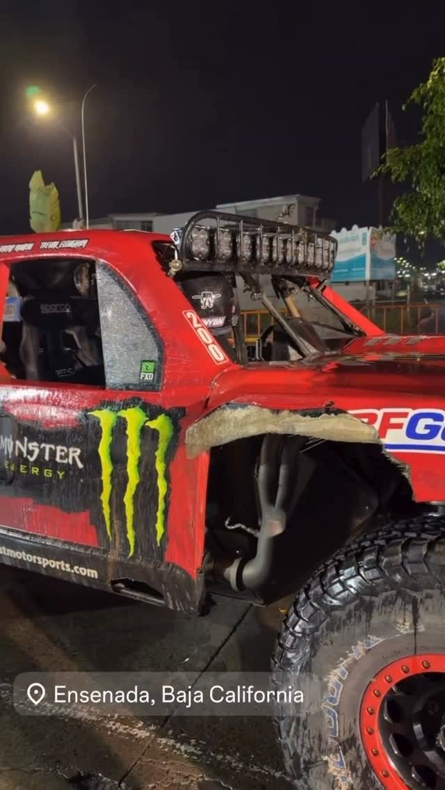 Instagram post by @terribleherbstmotorsports for BFGoodrich Tires. Caption reads: [...] @monsterenergy @terribleherbst....