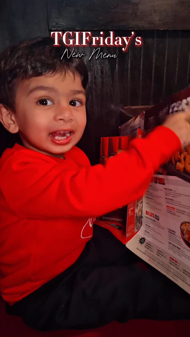 Instagram post by @livelifewithminnie_ for TGI Fridays. Caption reads: 🚨 TGIFridays just dropped a 🔥 NEW MENU — and....