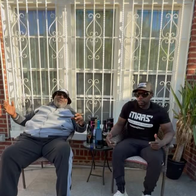 Instagram post by @papazoemanagement for Luc Belaire. Caption reads: ME AND NEPHEW @mars23zoe STILL CELEBRATING HATIAN....